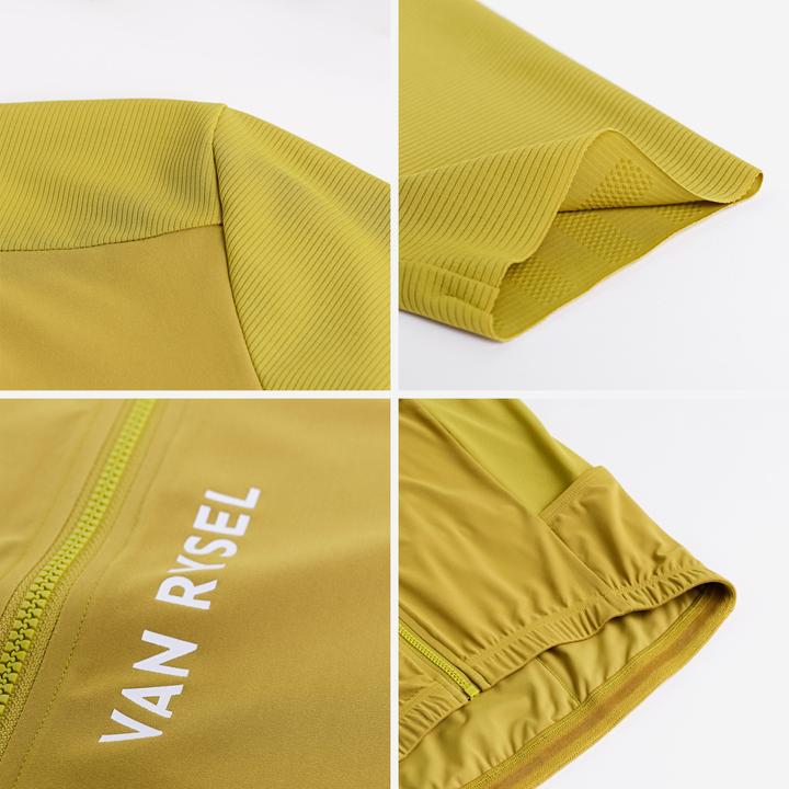 Image du produit Van rysel Maillot de vélo route manches courtes été unisexe - racer 2 khaki (M)