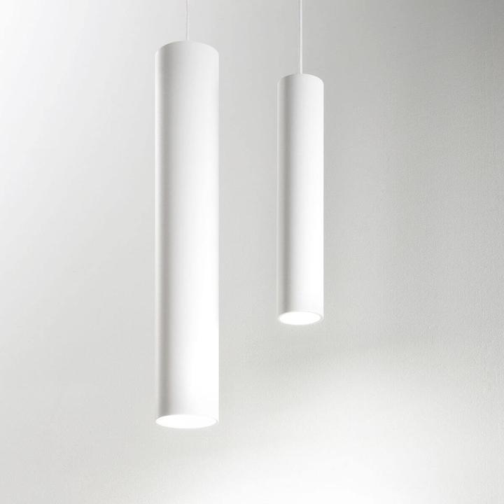 Immagine prodotto Ideal lux TUBO LED a sospensione 11W ⌀40mm bianco dimmerabile bianco caldo 211459 (1200 lm)