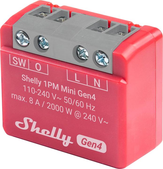 Produktbild Shelly 1PM Mini Gen4 (Schaltaktor)