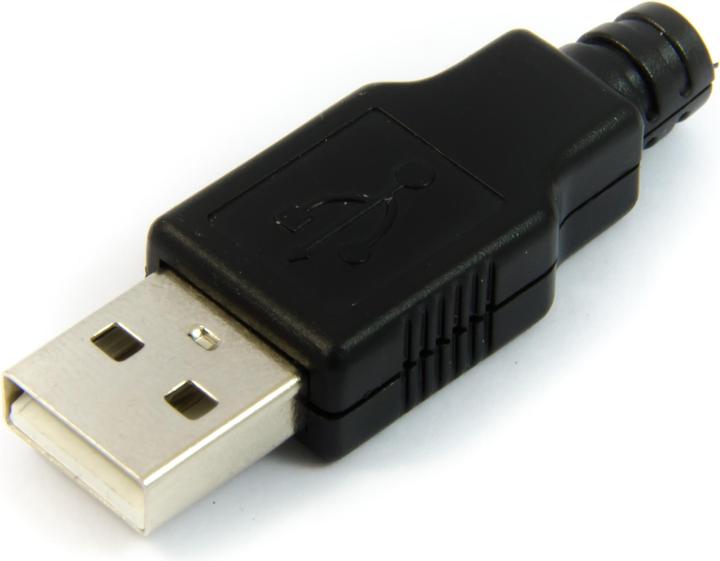Produktbild Purecrea USB Typ A Stecker mit Lötkontakt (7.52 m, USB 2.0)