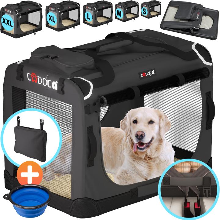 Image du produit Cadoca Trasportino per Animali S/M/L/XL/XXL (Chien, Respirant, Pliable)