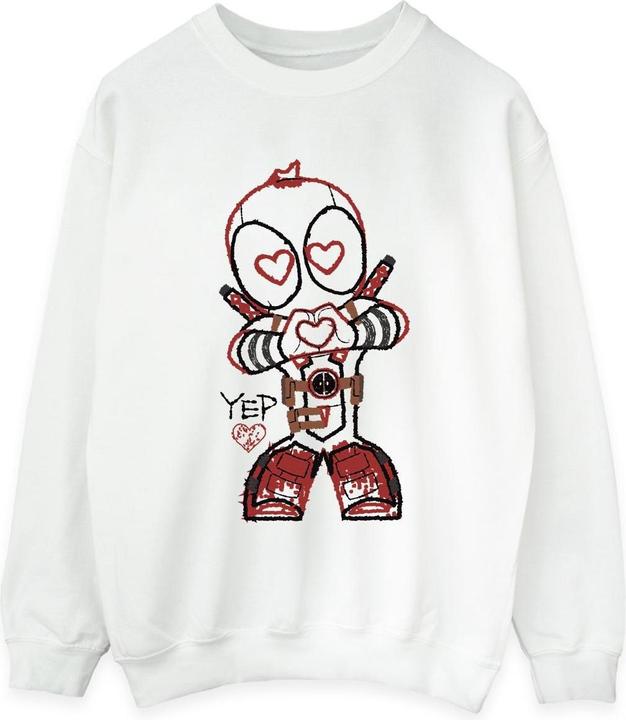Deadpool Love Beam Line Sweatshirt (L)