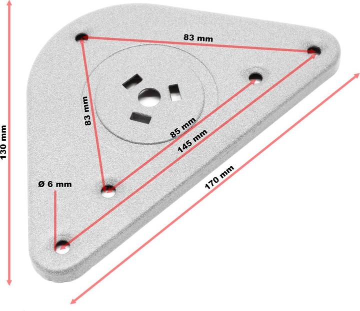 Image du produit Wiltec Pied de table Acier inoxydable Lot de 4 pieds Chromé Support de table Réglable 870mm Ø60mm