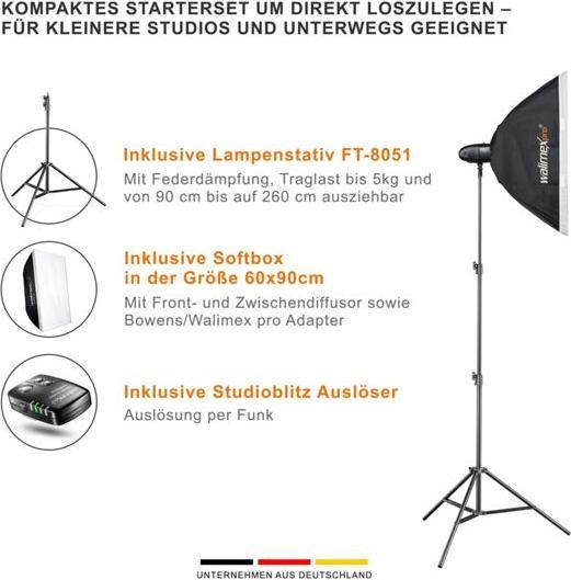 Produktbild Walimex pro Newcomer 100 II Set Single (100 W, Set)