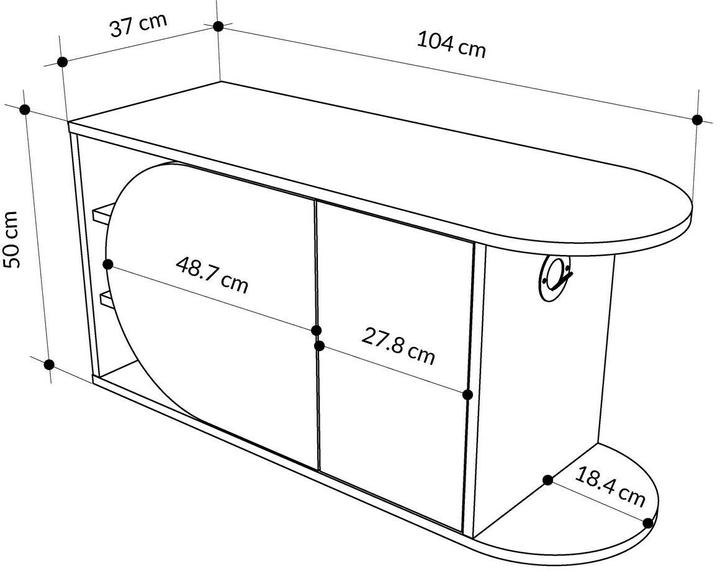 Produktbild Skye Decor Nova (104 x 37 x 50 cm)