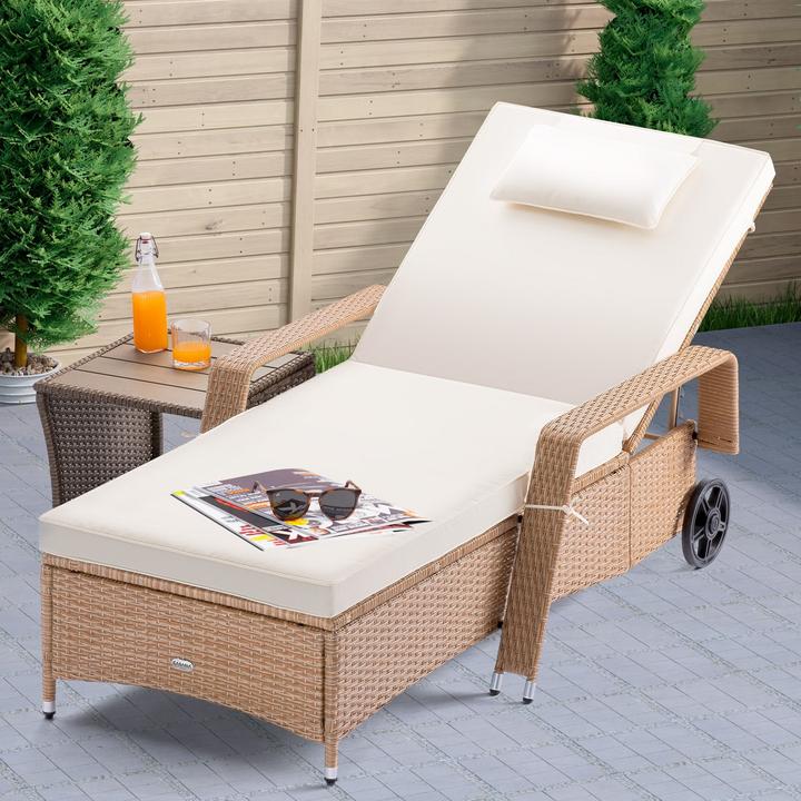 Immagine prodotto Casaria Lettino da giardino (193 cm)