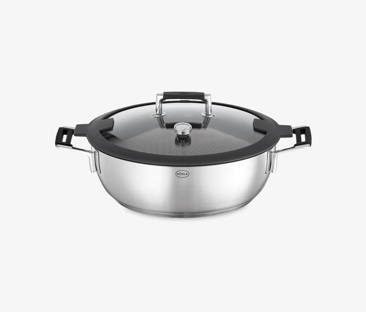 Actual product image Rösle Dampfgarer SILENCE PRO Stahlgrau (28 cm, Steam cooker, Stainless steel)