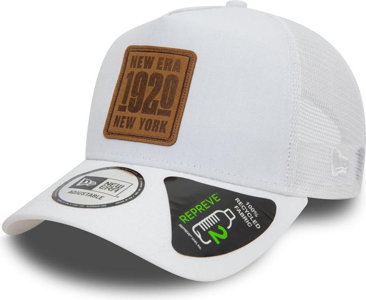 Produktbild New Era Repreve A-Frame Trucker Cap - BRAND PATCH weiss (One Size)
