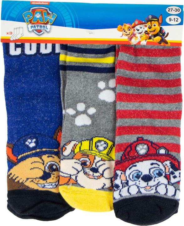 Tinisu Paw Patrol Socken 3 Paar Unisex Socken Outdoor-Socks (27 - 30, 31 - 34, 23 - 26)