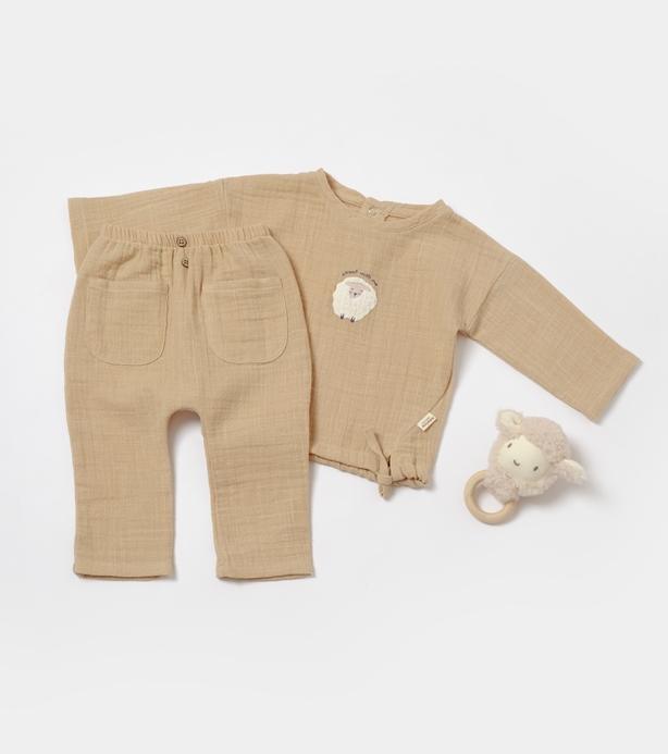 Immagine prodotto BabyCosy Set di maglietta e pantaloni a maniche lunghe (68)