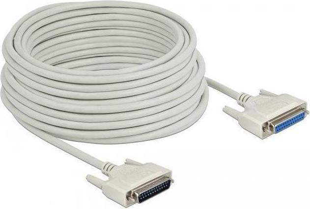 Delock Serial cable D-Sub 25 male to female 20 m (20 m, VGA)