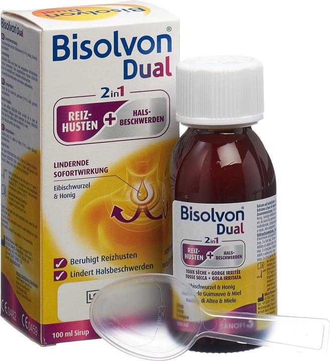Produktbild Bisolvon DUAL 2 in 1 Hustensirup 100 ml (1 Stück)