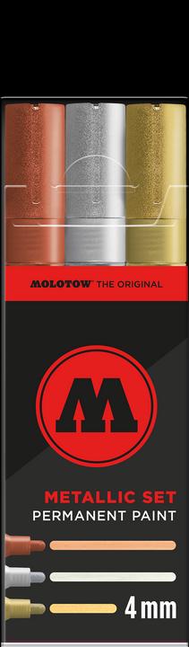 Image du produit Molotow Marqueur permanent (Bundig, 4 mm, 3 x)
