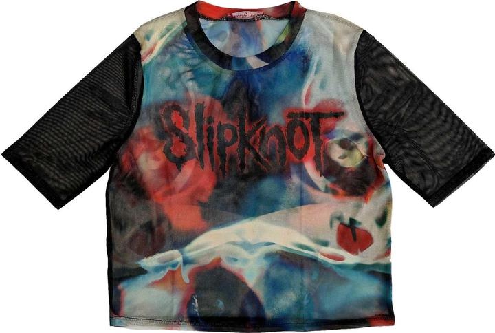 Immagine prodotto Slipknot Donna/Ladies Face Mesh Logo Crop Top (M)