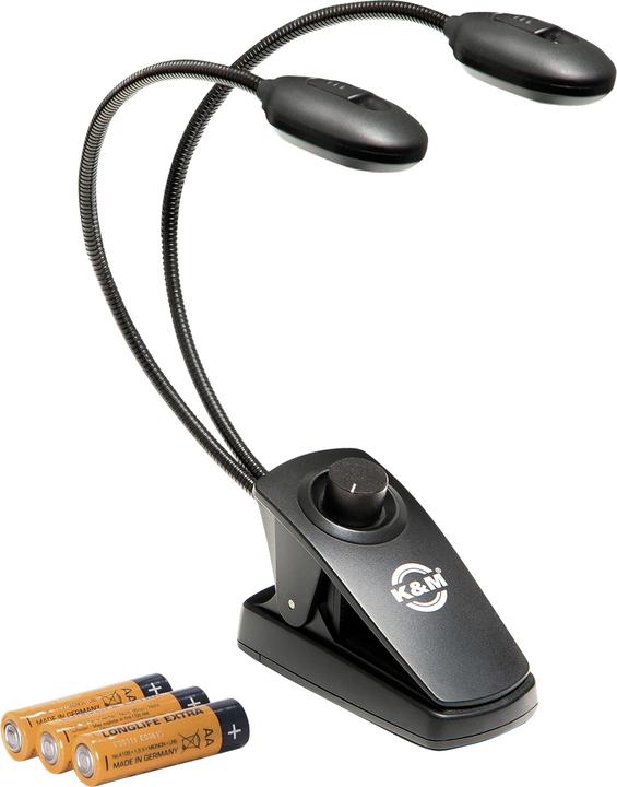 K&M Notenpultleuchte »Twin Head Pro 12271 (Notenständerleuchte)