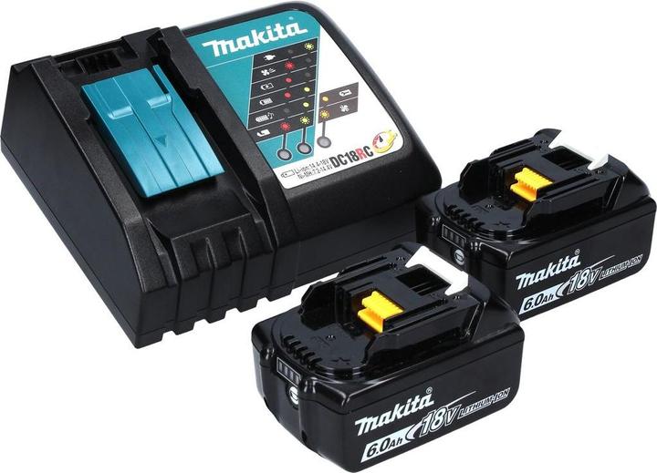 Image du produit Makita DTD 155 RGJ Clé à choc sans fil 18 V 140 Nm 1/4" Brushless + 2x batterie 6,0 Ah + chargeur + (Fonctionnement sur batterie)