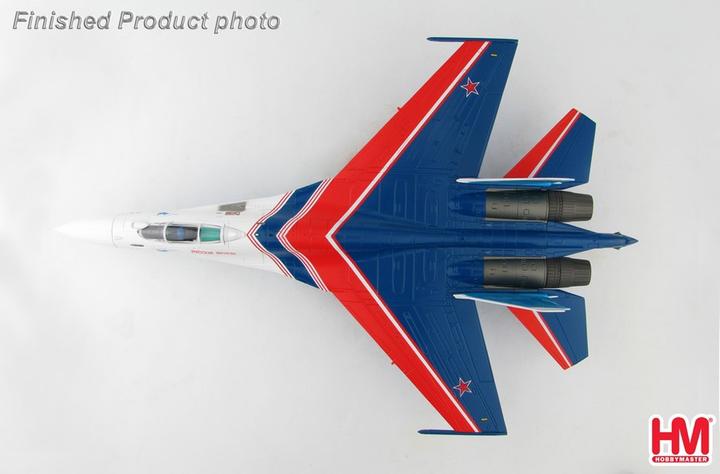 Actual product image Hobby Master Sukhoi SU-35S Flanker E Russian Knights 2019 metal model 1:72, HA5707B