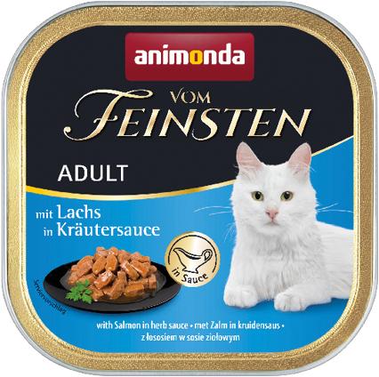 animonda Vom Feinsten MIT LACHS IN KRÄUTERSAUCE (Adult, 1 Stk., 100 g)