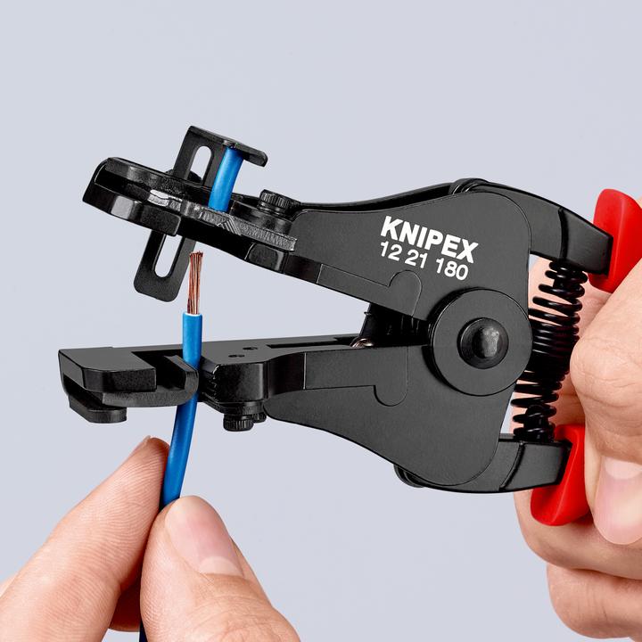 Immagine prodotto Knipex Pinza spelacavi con lame sagomate 12 21 180 (180 mm)