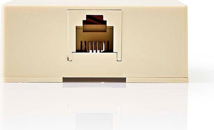 Produktbild Nedis Telefondose Wandmontage | Verbindungstyp: RJ11 | RJ11 Buchse | RJ11 Buchse | Gerade | PVC | El