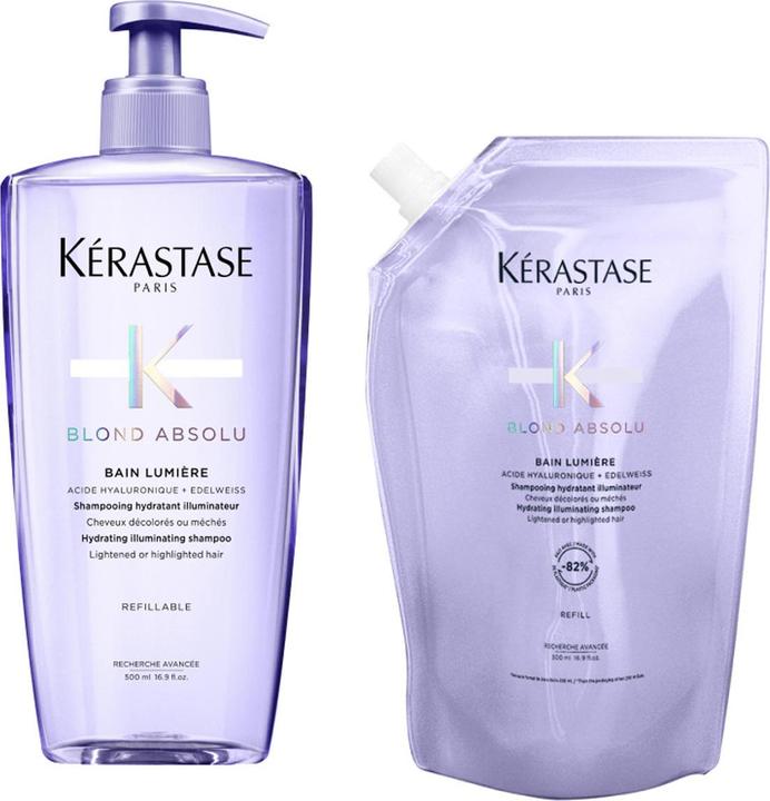 Actual product image Kérastase Blond Absolu refill set (1000 ml, Liquid shampoo)