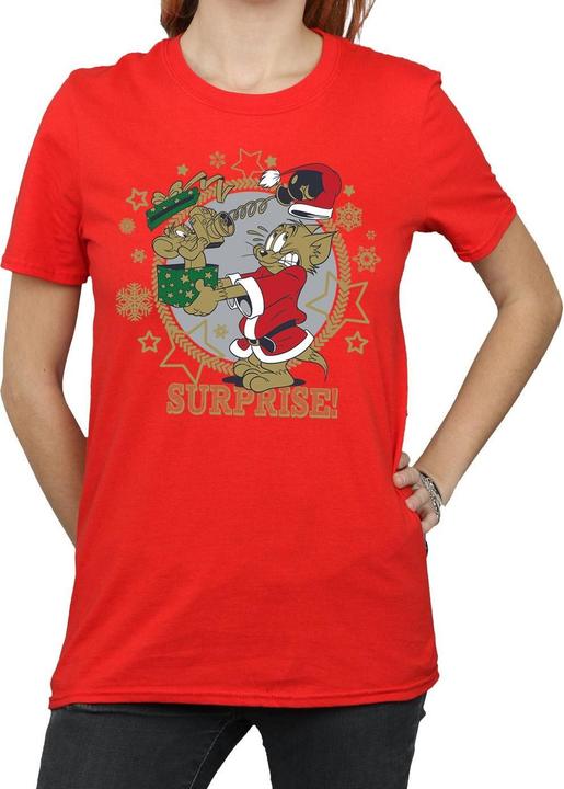 Tom & Jerry Christmas Surprise TShirt (XL)