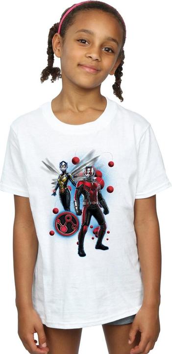 Marvel Mädchen Partikel Pose Baumwolle TShirt