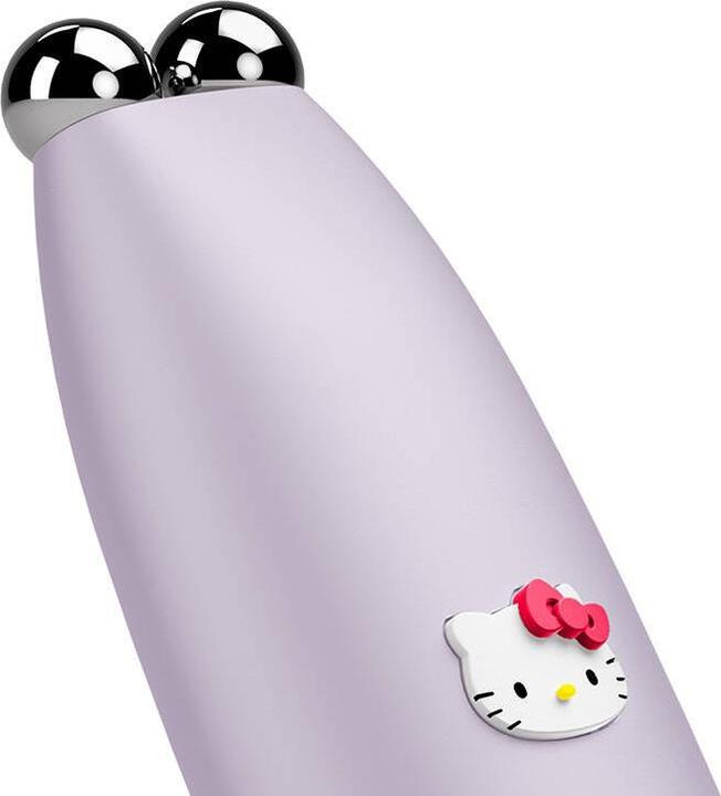 Actual product image Geske Urzadzenie do mikropradowego liftingu twarzy 6w1 z Aplikacja (Hello Kitty fioletowy)