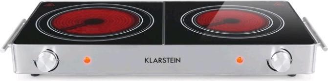 Produktbild Klarstein VariCook Duo Kochplatte Infrarot Silber