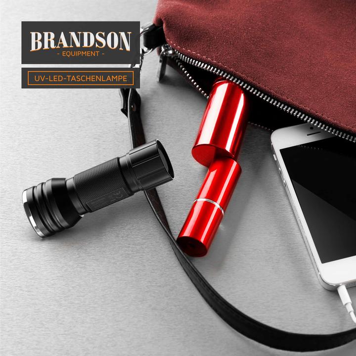 Produktbild Brandson UV LED-Taschenlampe (10 cm)