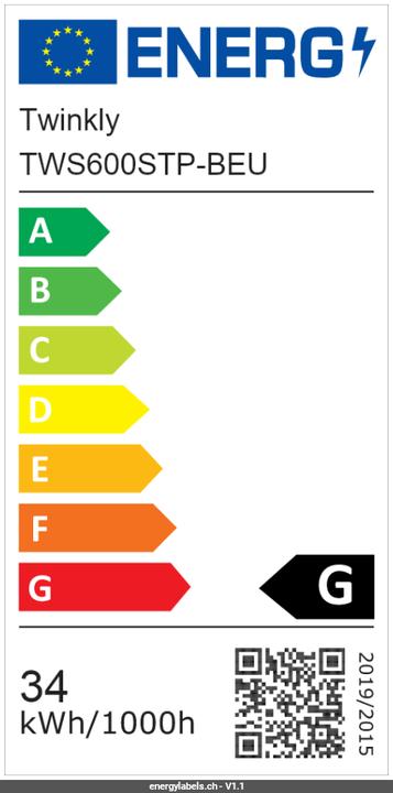 Energy Label Twinkly Strings (48 m)