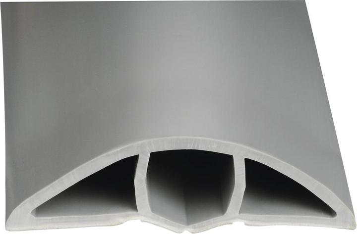 Actual product image Hama Flexible cable duct, self-adhesive, semi-circular, 180 x 6 x 1 cm, PVC, grey (Duct, 180 cm)