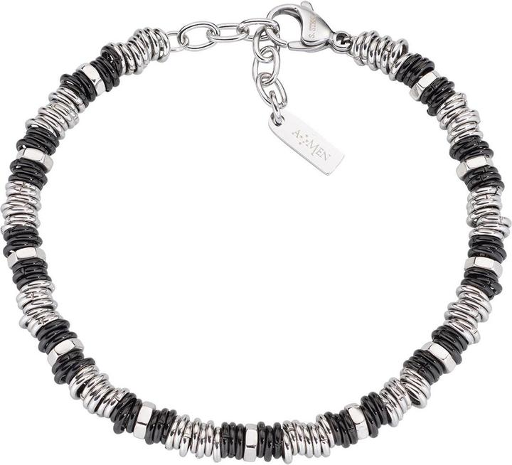 Amen Steel Armband (21 cm, Edelstahl)