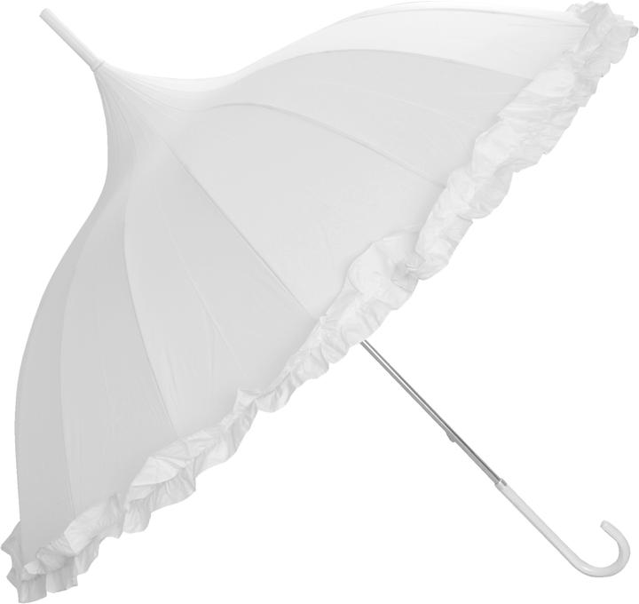 Produktbild X Brella Hochzeitsschirm Mit Rüschen