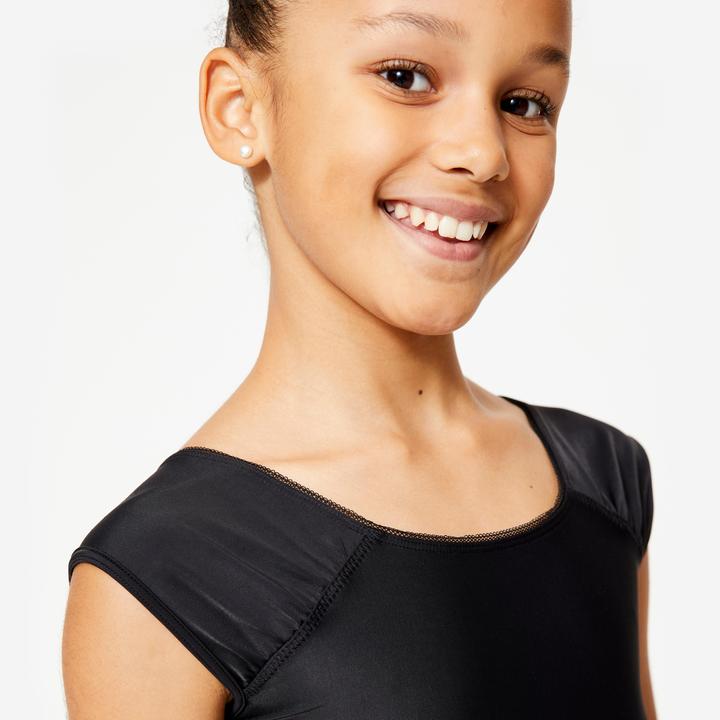 Image du produit Starever Justaucorps danse classique noir manches courtes fille