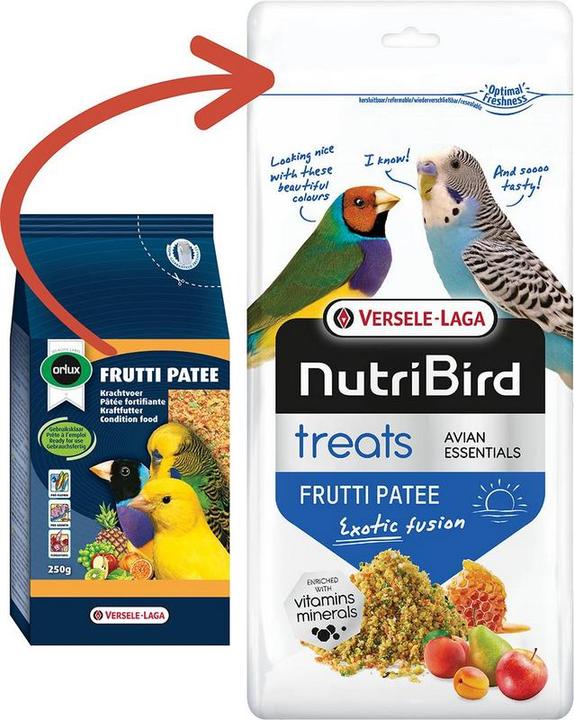 Actual product image Versele Laga Frutti Patee (1 x, 0.25 kg)