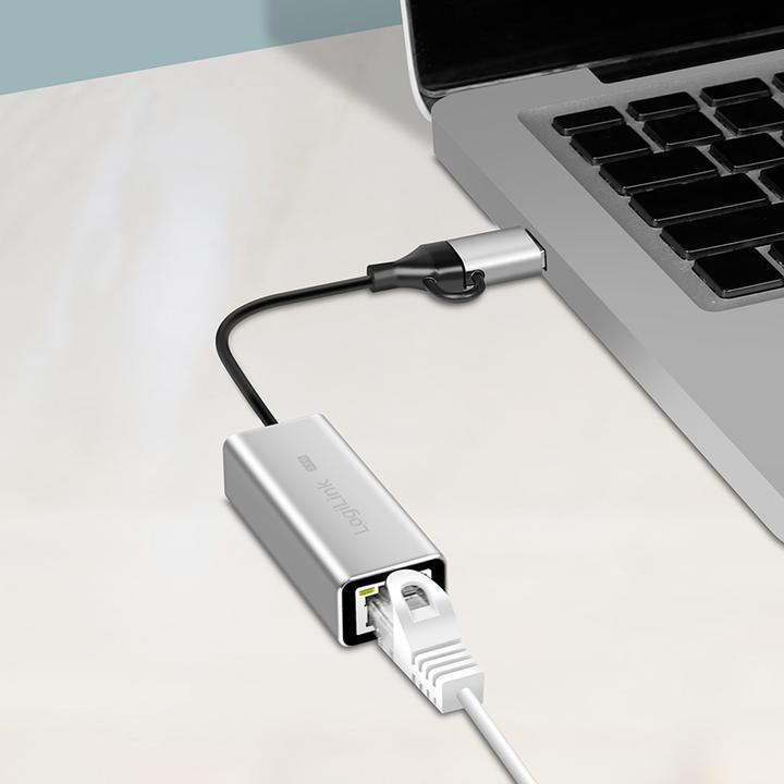 Produktbild LogiLink USB-A/-C zu 2.5G Ethernet (USB)