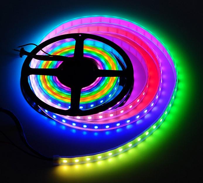 Actual product image OEM APA102 (DotStar) LED-Strip 60 LED/Meter 1 meter