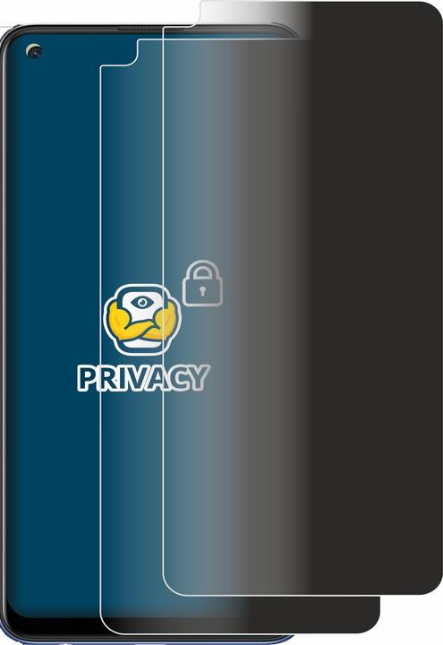 Actual product image BROTECT Anti-spy privacy film Blue light protection film (2 Piece, Oppo A74)