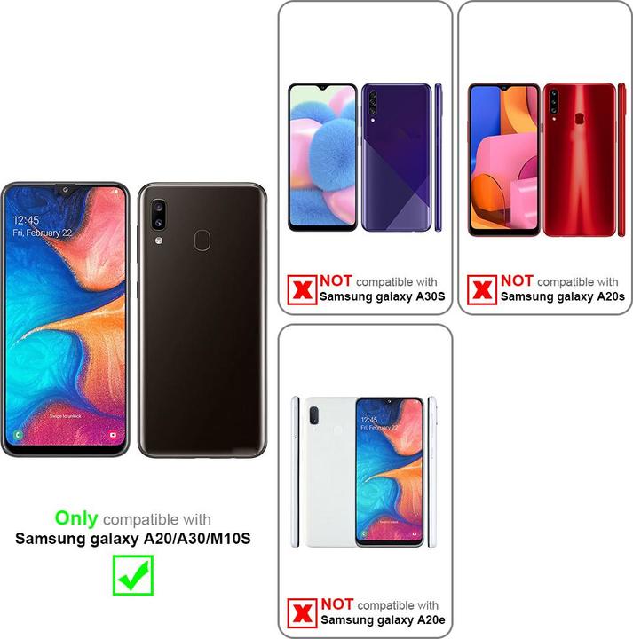 Actual product image Cadorabo Case for Samsung Galaxy A20 / A30 / M10s with belt clip (Samsung Galaxy M10s, TCL A30, Samsung Galaxy A20)