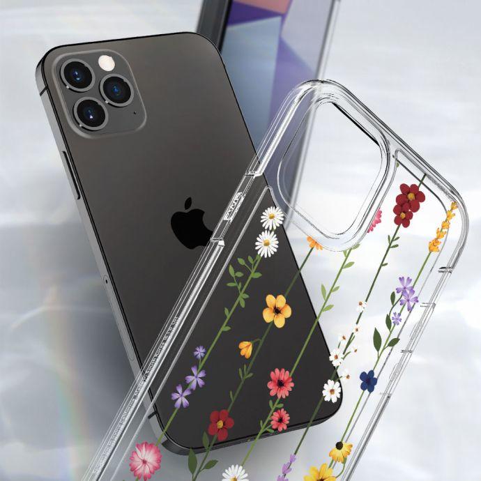 Actual product image Spigen Cyrill Cecile case for iPhone 12 / 12 Pro flower garden (Apple iPhone 12, Apple iPhone 12 Pro)