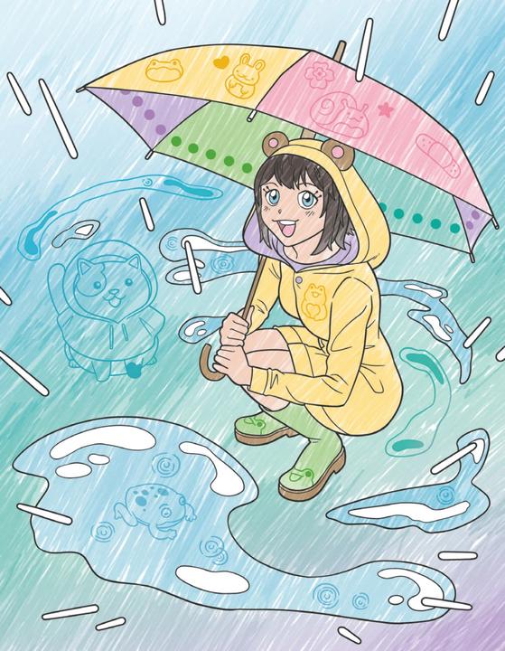 Image du produit Livre de coloriage manga avec pages magiques. Superbe cadeau pour les fans!