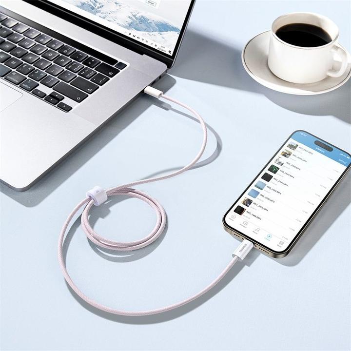 Produktbild Baseus USB-C to USB-C Dynamic 3 Series, 100W, 5A, 1m, Pink (1 m, USB 3.2 Gen 2, 100 W)
