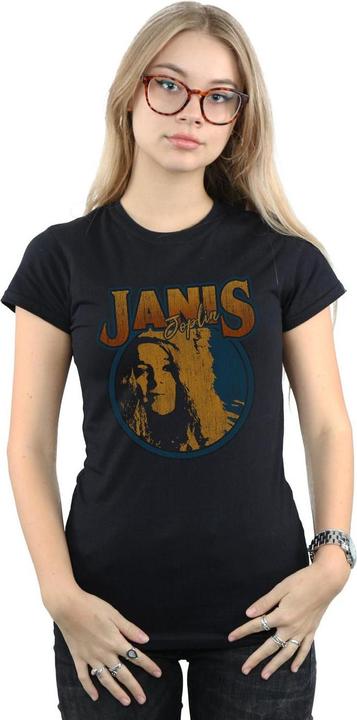 Immagine prodotto Janis Joplin Distressed Circle Maglietta Donna (M)