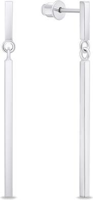 Brilio Silver - Original long earrings made of silver EA725W (Silber)