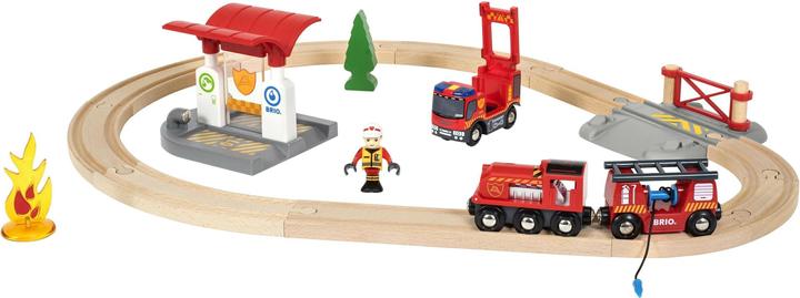 Brio Bahn Feuerwehr Set