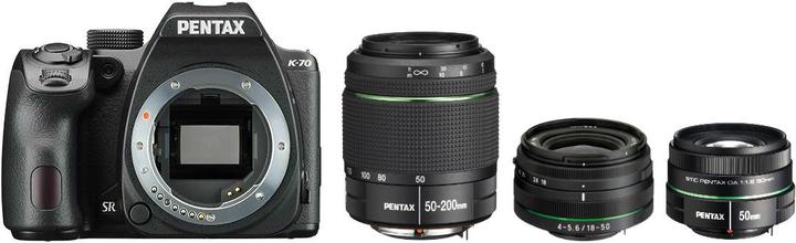 Pentax K-70 black WR + DAL WR, incl.