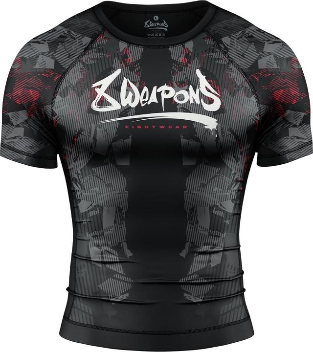 Produktbild 8Weapons 8 WEAPONS Rashguard, S/S, Hit 2.0, black-red, L (L)