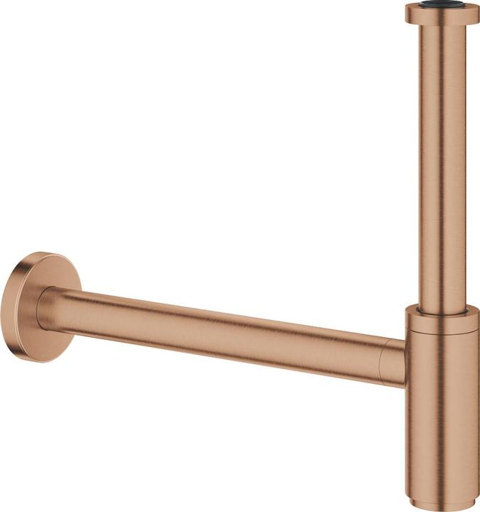Grohe Trap for washbasins 1 1/4" (warm sunset brushed) (Siphon mounting material, 1 1/4")