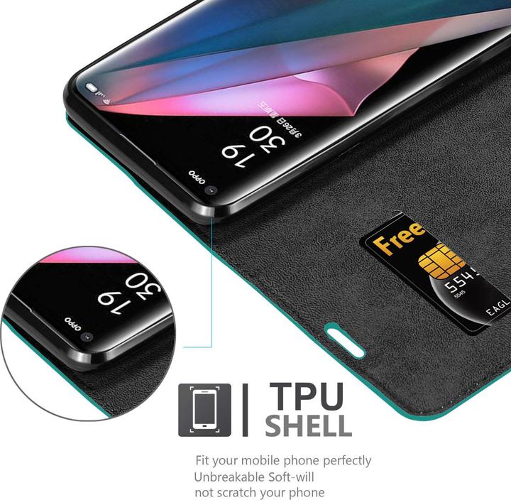Immagine prodotto Cadorabo Libro Invis. Coperchio magnetico (Oppo Find X3 Pro)
